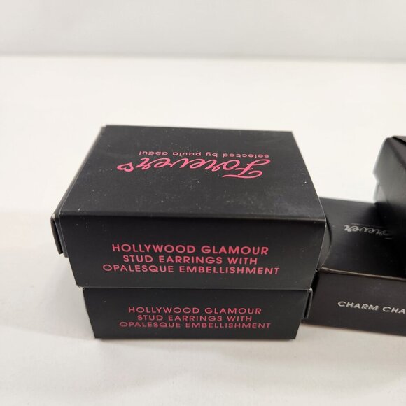 Forever / Paula Abdul / Avon Bundle Rhinestone Heart Pendant & Hollywood Studs - Picture 12 of 12